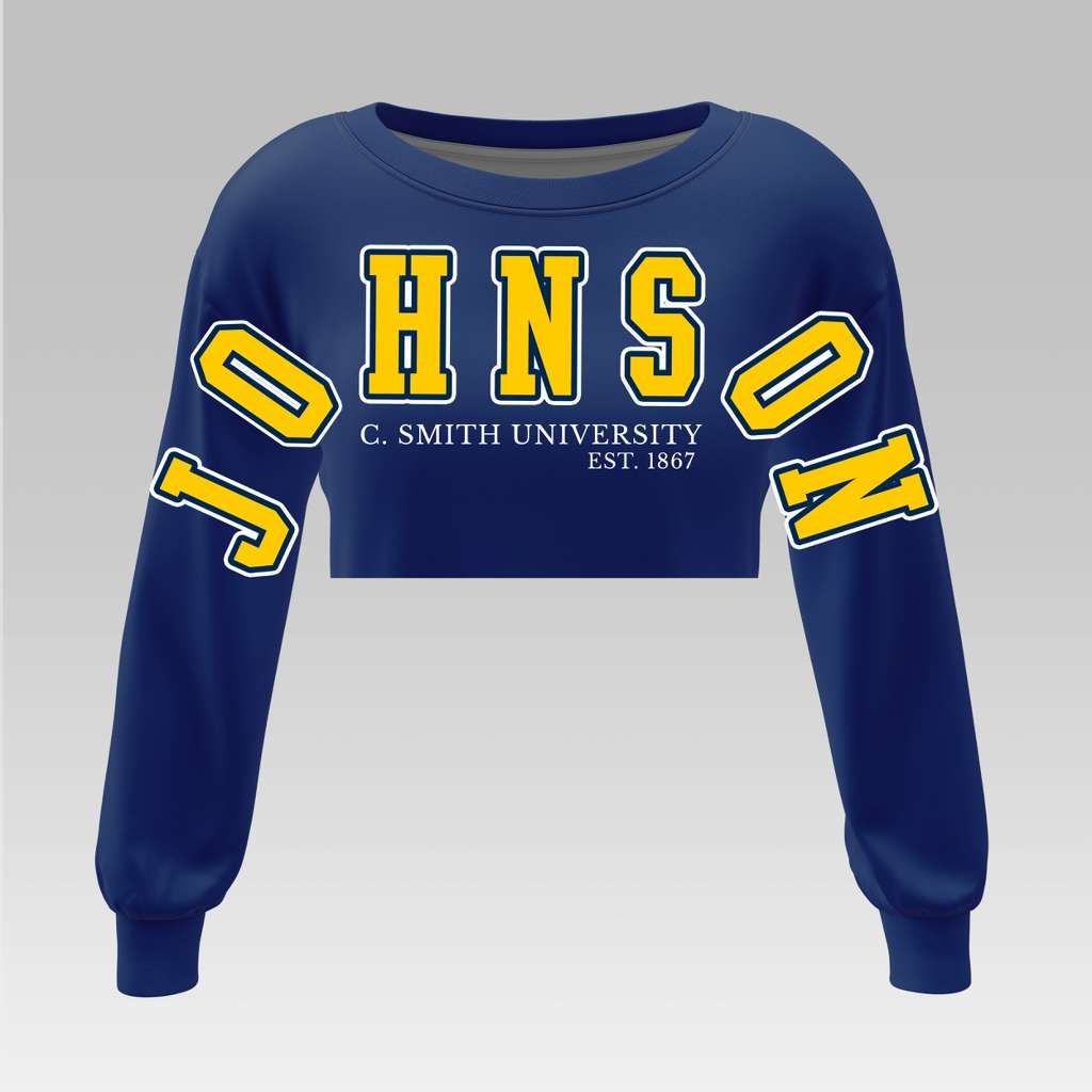 BLUE JC SMITH BADDIE CROP